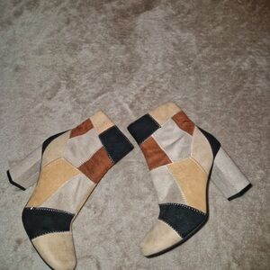 River Island Colorblock Ankle Boots